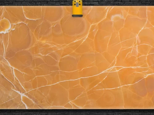 Orange Onyx stone surface