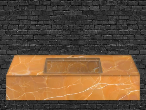 Orange Onyx Vanity